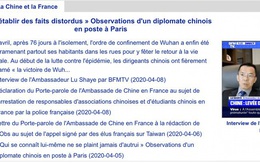 Pháp triệu Đại sứ Trung Quốc để phản đối truyền thông về Covid-19