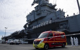 Gần 700 quân nhân trên tàu sân bay Pháp mắc Covid-19