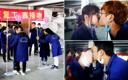 Giữa mùa dịch Covid-19, nhà máy Trung Quốc tổ chức cuộc thi hôn môi tập thể vì lý do khó chấp nhận