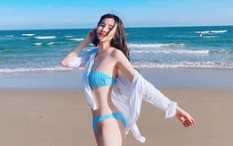 Cao Thái Hà khoe vẻ quyến rũ khi diện bikini gợi cảm