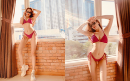 Trà Ngọc Hằng liên tục diện bikini khoe vóc dáng nóng bỏng