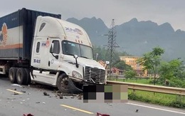 Lạng Sơn: Container lấn làn tông liên hoàn 3 ô tô xe máy khiến 3 người thương vong