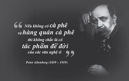 Đại văn hào Peter Altenberg - quán cà phê thăng hoa số phận đời người