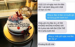 Bánh sinh nhật có lời chúc khiến chủ nhân bữa tiệc "toát mồ hôi hột"