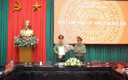 Thăng quân hàm Thượng tá lên Đại tá cho Giám đốc Công an tỉnh Thái Bình