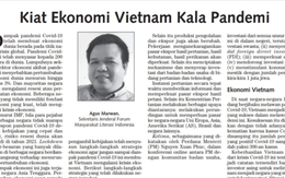 Chặn Covid-19 thành công, Việt Nam là quốc gia chiến lược để đầu tư