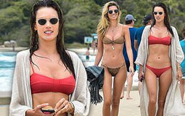 Alessandra Ambrosio đẹp nuột nà với áo tắm 2 mảnh nhỏ xíu