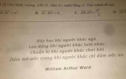 Giao bài tập Tết cho học trò, thầy giáo để lại câu chúc mà ai đang ngủ cũng bật dậy làm bài ngay tức khắc