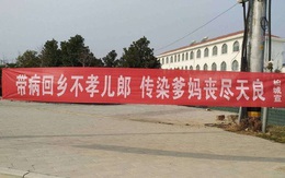 Băng rôn phòng chống virus corona “khó đỡ” ở Trung Quốc