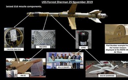 Vây ráp trên biển, Mỹ tịch thu hàng trăm tên lửa "độc và lạ" chỉ Iran mới có
