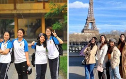 Hội bạn thân nhà người ta: 5 năm trước học cùng trường, 5 năm sau đã cùng nhau sang Paris học Thạc sĩ!