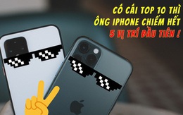 iPhone quẩy tung nóc 2019: Vơ trọn 5 vị trí top smartphone hot nhất thế giới, không cho người khác buôn bán gì cả