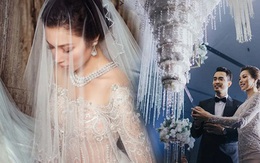 Hôn lễ thế kỷ xa hoa bậc nhất của cặp đôi vàng showbiz Malaysia: Cô dâu diện váy 58 tỷ đồng, bánh cưới 8 tầng "úp ngược"