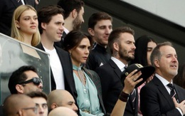 Chủ tịch Beckham diện vest, dẫn gia đình cùng con dâu tương lai đi xem trận đấu đầu tiên của Inter Miami