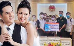 Vợ chồng Đông Nhi - Ông Cao Thắng và fanclub khủng trao tặng 35.000 khẩu trang, loạt vật dụng y tế phòng dịch Covid-19
