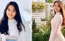 Con gái Quyền Linh mặc áo dài của mẹ đón sinh nhật tuổi 14: Đẹp nức nở thế này thì là công chúa chứ Lọ Lem gì!