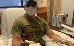 Người đàn ông sau khi chiến thắng Covid-19 đã hiến tặng huyết tương để cứu sống người khác