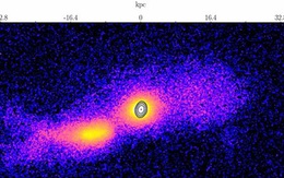 Bí ẩn về tia phát ra khi 2 thiên hà va chạm với nhau