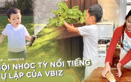 Hội nhóc tỳ Vbiz "ngậm thìa vàng" nhưng không hề lười biếng: Tự giác làm việc nhà, nấu nướng, chăm nhất là nhà Hà Tăng