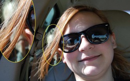 Chụp ảnh selfie, bé gái sau đó mới phát hiện gương mặt kì lạ phía sau và tin rằng nó có liên quan đến vụ tai nạn 1 năm trước