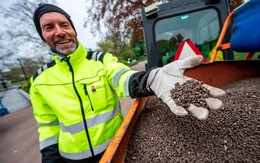 Đổ 1 tấn phân gà vào công viên để ngăn dân tụ tập mùa COVID-19