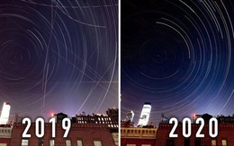 2 bức ảnh cho thấy Covid-19 đã 'dọn sạch' bầu trời thành phố New York như thế nào