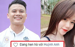 Quang Hải đặt trạng thái hẹn hò Huỳnh Anh trên Facebook cá nhân