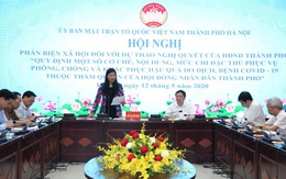 Mặt trận Tổ quốc thành phố phản biện về mức chi đặc thù trong phòng chống dịch Covid 19