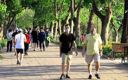 Không gian đi bộ khu vực hồ Hoàn Kiếm và phụ cận hoạt động bình thường trở lại từ 15-5