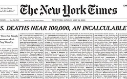 Báo Mỹ đau đớn dành cả trang nhất đăng kín tên 1.000 người chết vì COVID-19