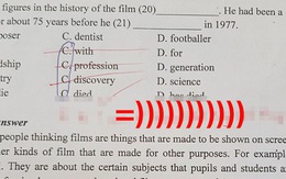 Học sinh khoanh sai đáp án trong bài kiểm tra đã buồn nẫu ruột, ai ngờ cô giáo còn "troll" thêm 1 câu siêu mặn mòi như này