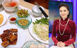 Lấy chồng đại gia có tiếng Hà Thành, nhưng nhìn bữa cơm giản dị của BTV Mai Ngọc khiến nhiều người ngạc nhiên và lý do cũng thật bất ngờ