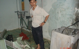 TP.HCM: Máy giặt đột nhiên bốc cháy