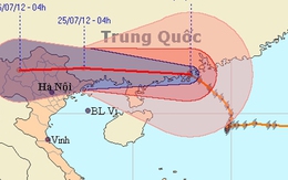 Thoát "siêu" bão, miền Bắc vẫn mưa to và gió mạnh