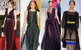 Xu hướng thời trang 2012: Những nếp gấp quyến rũ