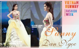 Sunny Đan Ngọc catwalk hút hồn trên sàn runway Tuần lễ thời trang Việt Nam 2020