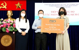 Hơn 23 tỷ đồng được FWD đóng góp vào công cuộc phòng chống Covid-19