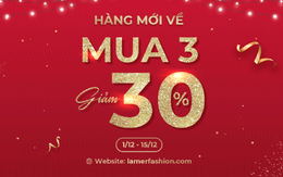 Tin vui cho các tín đồ thời trang, Lamer tung ưu đãi đến 30%++ bộ sưu tập mới