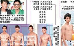 Lộ diện hàng loạt tài tử Hong Kong chụp nude cho đại gia đồng tính