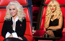 Muôn vẻ thời trang của Xtina tại The Voice Mỹ