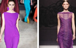 Dư âm màu tím từ Tuần lễ thời trang Paris