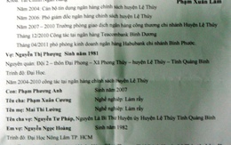 Bắt phó phòng kinh doanh ngân hàng xù nợ, làm giả lý lịch