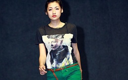 Á hậu Tú Anh tập diễn thời trang