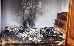 Dùng xăng đốt để "đánh thức" vợ đang ngủ