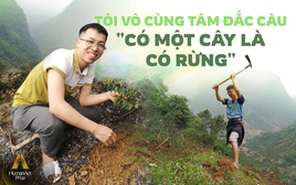 Chàng trai vừa làm "BTV xoàng" ở Hà Nội vừa trồng "triệu cây xanh": Bố mắng sa sả; nhìn cây mà khóc!