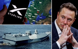 Báo Ukraine: Elon Musk ra lệnh ngắt Starlink, đòn tập kích của Kiev vào chiến hạm Nga bị "bẻ gãy"