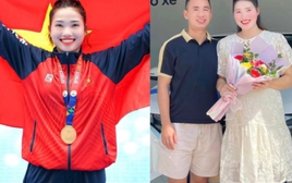 Nữ trung uý xinh đẹp từng hoãn cưới để giành HCV SEA Games lấy chồng quân nhân: Vừa sắm xế hộp sang, bụng bầu to vượt mặt