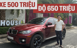 Mua BMW X6 cũ chỉ 500 triệu, chi tới 650 triệu nâng cấp, chủ xe tiết lộ lý do sẵn sàng chịu chơi: 'Đã có Audi A7 nhưng lái không sướng bằng'