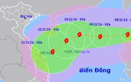 Bão Yinxing tiệm cận cấp siêu bão, ngày mai đổ bộ Biển Đông