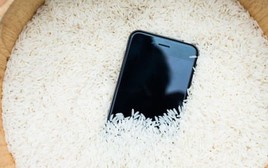 Apple: Đừng cho điện thoại ướt vào gạo
